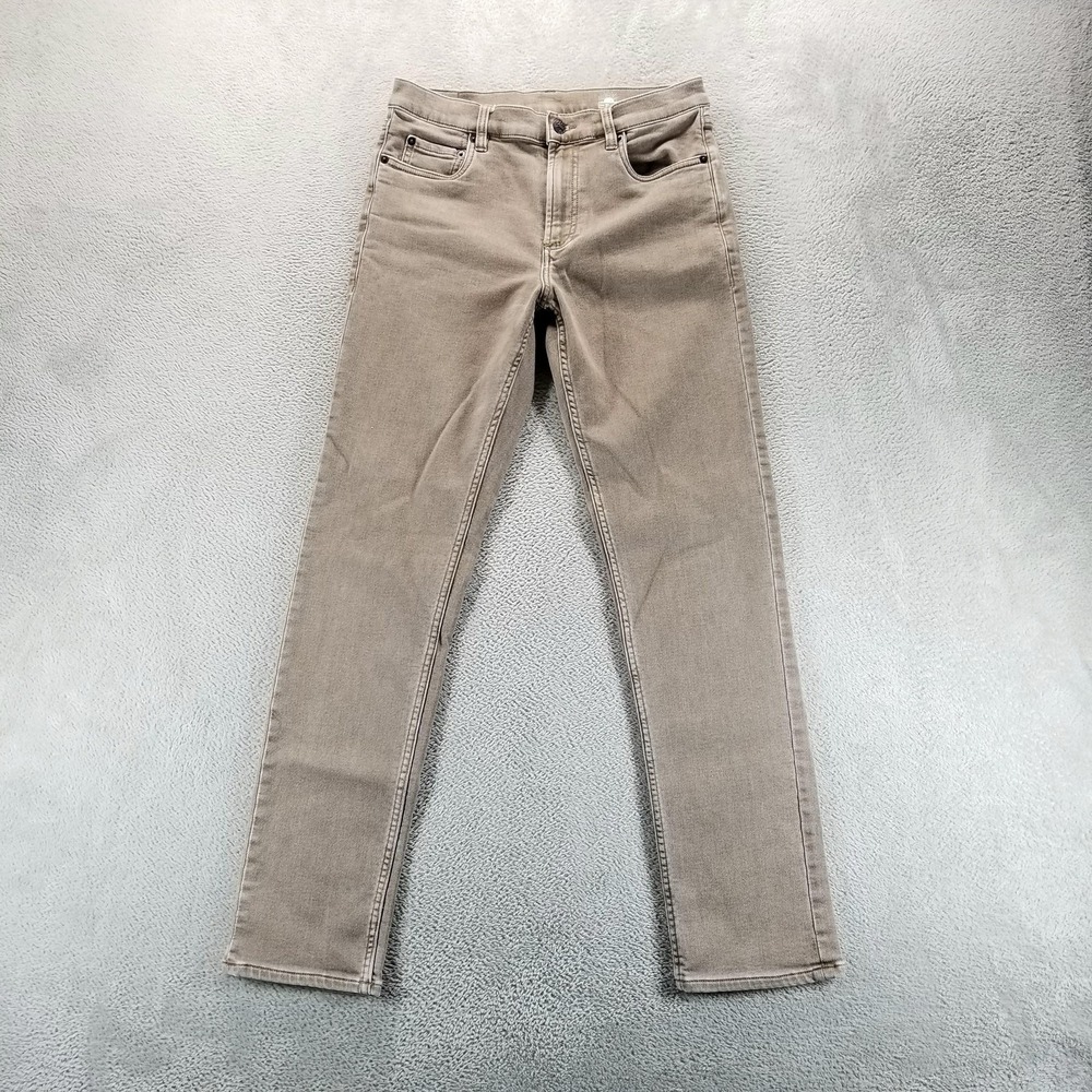 Faherty Jeans Mens 30x32 Beige Slim Stretch Comfort Casual Preppy